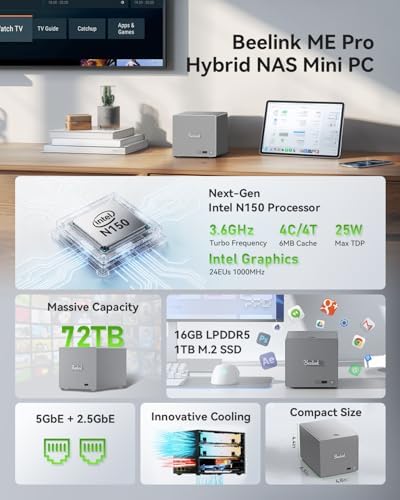 Beelink Me Pro internal SATA drive bays