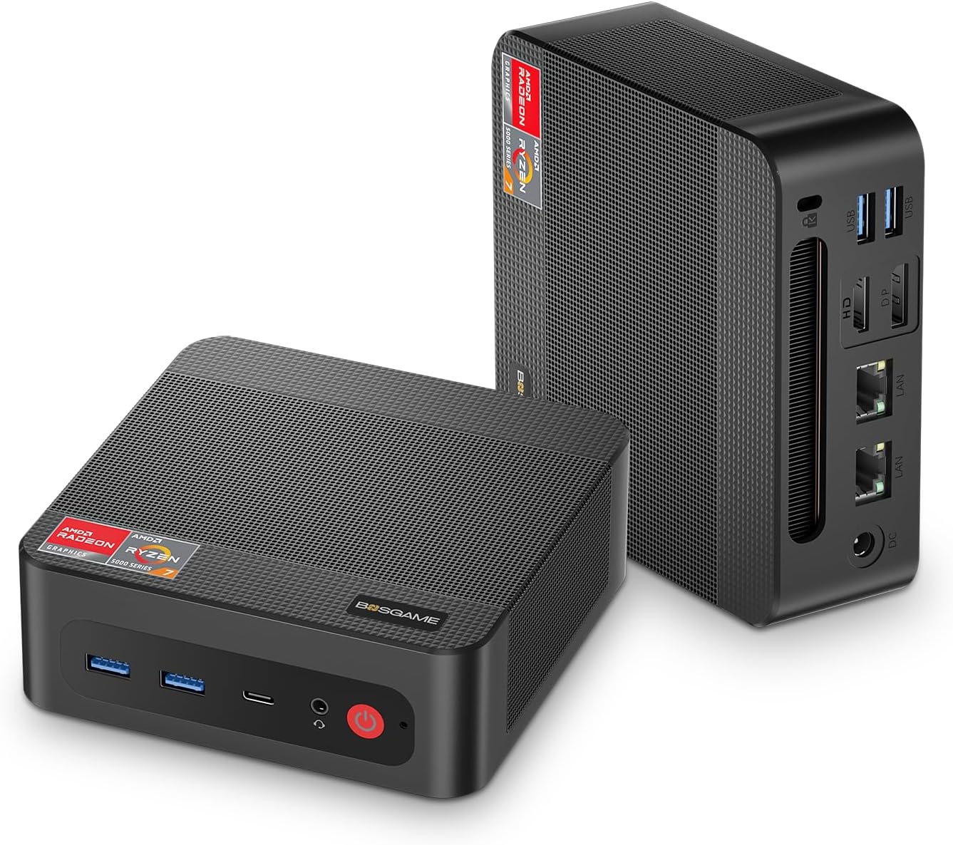 BOSGAME P4 — AMD Ryzen 7 dual 2.5GbE mini PC