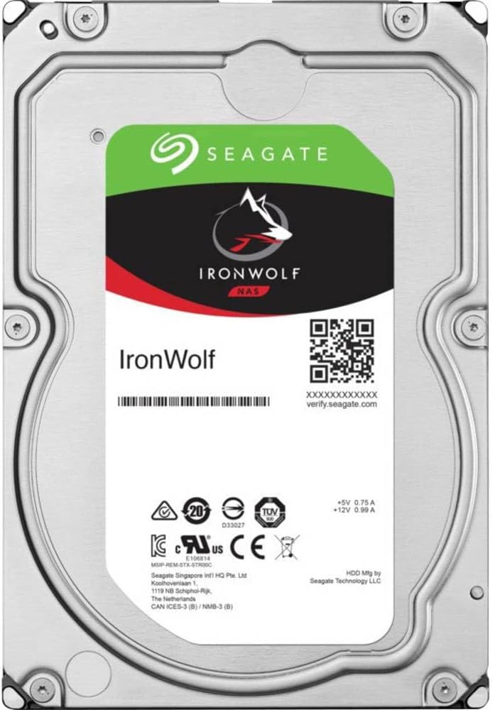Seagate IronWolf 12TB CMR NAS hard drive